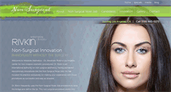 Desktop Screenshot of nonsurgicalnosejob.com